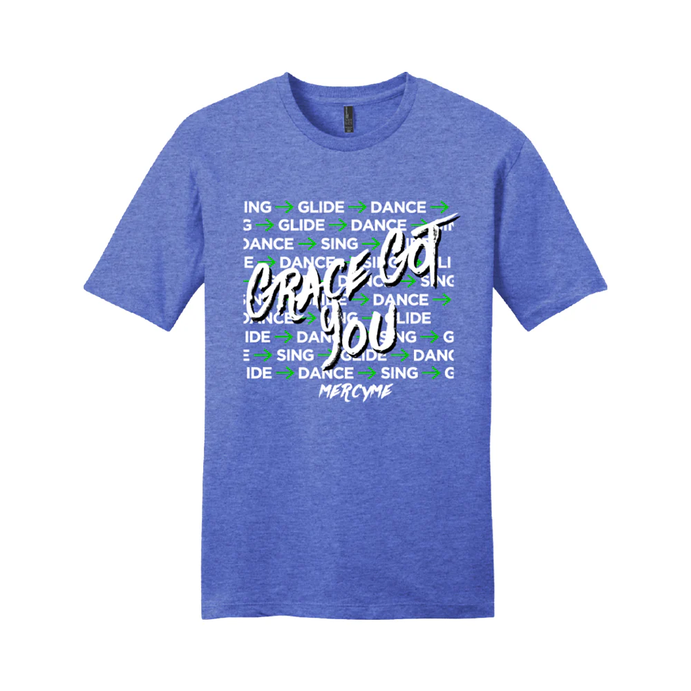 MercyMe Grace Got You Bright Blue Tee